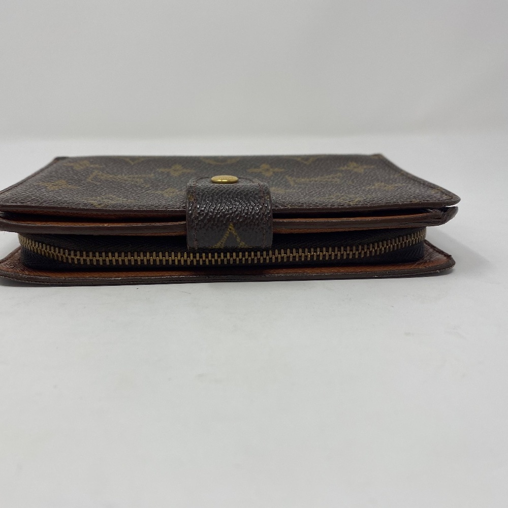 LOUIS VUITTON Logo Porte Papier Zip Bifold Wallet Monogram Brown Serial #SP0929 - Picture 12 of 12